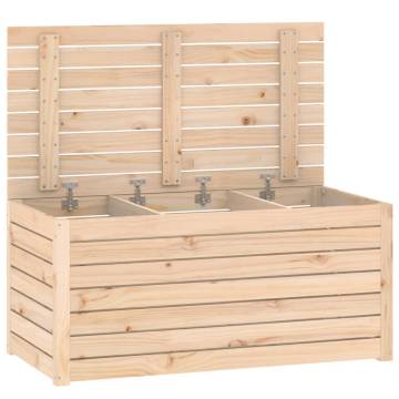 Garden Box 101x50.5x46.5 cm - Solid Pine Storage Solution