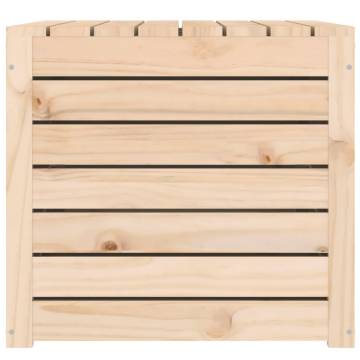 Garden Box 101x50.5x46.5 cm - Solid Pine Storage Solution