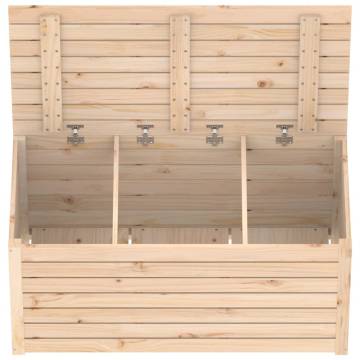 Garden Box 101x50.5x46.5 cm - Solid Pine Storage Solution