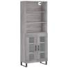 Highboard Grey Sonoma - Stylish Storage Solution | HipoMarket