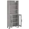 Highboard Grey Sonoma - Stylish Storage Solution | HipoMarket