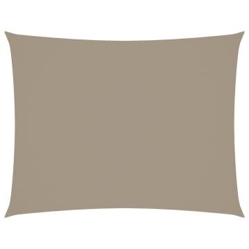 Sunshade Sail Oxford Fabric 3x6m - Taupe | HiPoMarket