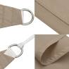 Sunshade Sail Oxford Fabric 3x6m - Taupe | HiPoMarket