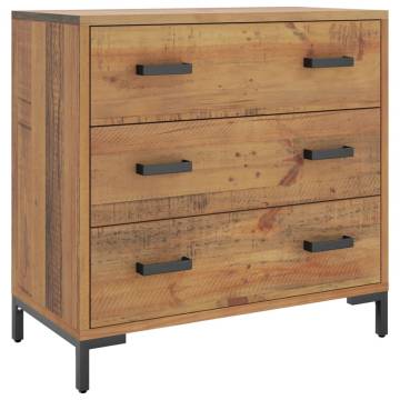 Vintage Chest of Drawers - Solid Pinewood - 75x35x70 cm