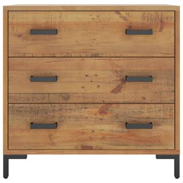 Vintage Chest of Drawers - Solid Pinewood - 75x35x70 cm