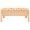 Garden Footstool Solid Pinewood - Relax Outdoors | HipoMarket