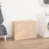 Laundry Box 88.5x44x66 cm - Solid Wood Pine Storage Solution