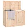 Laundry Box 88.5x44x66 cm - Solid Wood Pine Storage Solution