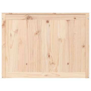 Laundry Box 88.5x44x66 cm - Solid Wood Pine Storage Solution