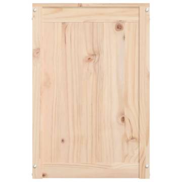 Laundry Box 88.5x44x66 cm - Solid Wood Pine Storage Solution