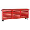 Tool Trolley with 21 Drawers Steel Red (147177+2x147178) Colour red Quantity in Package 1 Model with 21 drawers Number of 