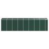 Garden Shed Green 191x725 cm | Galvanised Steel Storage