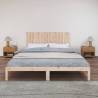 Elegant Solid Wood Pine Wall Headboard - 185x3x60 cm