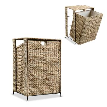 Laundry Basket 44x34x64 cm - Water Hyacinth - HipoMarket