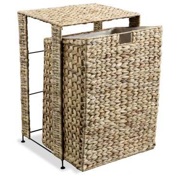 Laundry Basket 44x34x64 cm - Water Hyacinth - HipoMarket