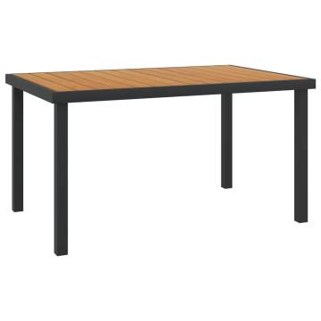 Garden Table Brown 140x90x74 cm - Stylish and Durable