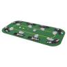 8-Player Folding Poker Tabletop - Rectangular Green