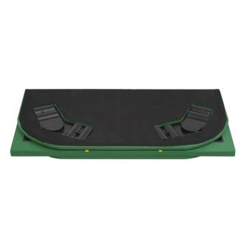 8-Player Folding Poker Tabletop - Rectangular Green