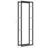 Firewood Rack Black 50x20x150 cm Steel - Durable & Stylish