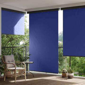 Stylish Blue Balcony Side Awning - 145x250 cm Privacy Shield