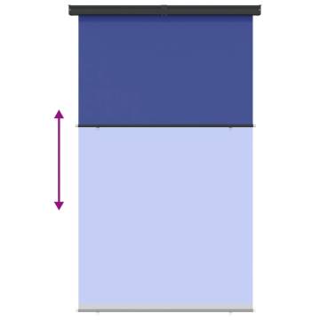 Stylish Blue Balcony Side Awning - 145x250 cm Privacy Shield