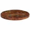 Round Solid Wood Reclaimed Table Top Ø 50x2.5 cm - Hipomarket