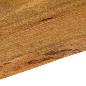 Live Edge Solid Wood Mango Table Top - 40x40 cm | Hipomarket