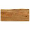 Table Top 80x40x3.8 cm Live Edge Solid Wood Mango Colour oak Size 80 x 40 x 3.8 cm Quantity in Package 1 Material solid mango wood 