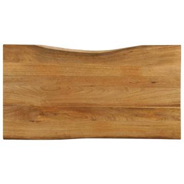 Live Edge Solid Wood Mango Table Top - 120x60cm | HipoMarket