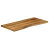 Live Edge Solid Wood Mango Table Top - 120x60cm | HipoMarket