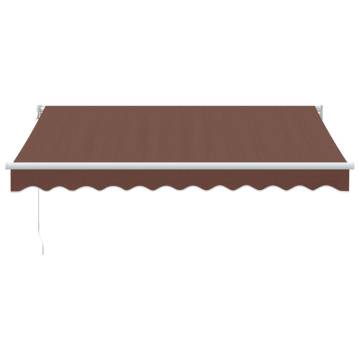 Manual Retractable Awning Brown 300x250 cm | Hipomarket