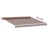 Manual Retractable Awning Brown 400x300 cm | Hipomarket UK