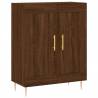 Stylish Highboard Brown Oak - 69.5x34x180 cm | Hipo Market