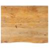 Table Top Live Edge 90x80x3.8 cm Solid Wood Mango Colour natural Size 90 x 80 x 3.8 cm Quantity in Package 1 Material solid mango wood 