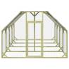 Durable Chicken Coop 268x400x190 cm - Solid Pine Wood