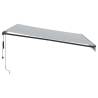 Automatic Retractable Awning Anthracite & White 400x350 cm