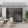 Retractable Awning Anthracite and White 3.5x2.5 m Fabric&Aluminium Colour anthracite and black Size 3.5 x 2.5 m Quantity in Package 1 