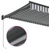 Retractable Awning Anthracite & White 3.5x2.5 m - Buy Now