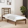 Bed Frame Honey Brown Solid Wood 75x190cm Small Single Colour honey brown Size 75 x 190 cm 