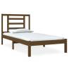 Honey Brown Solid Wood Bed Frame 75x190cm - Small Single