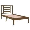 Honey Brown Solid Wood Bed Frame 75x190cm - Small Single