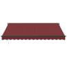 Manual Retractable Awning Burgundy 400x300 cm - HipoMarket