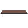 Automatic Retractable Awning Brown 500x300 cm - Hipomarket