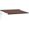 Automatic Retractable Awning Brown 400x300 cm | HipoMarket