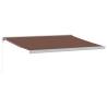 Manual Retractable Awning Brown 450x300 cm - Stylish & Durable