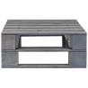 Garden Pallet Ottoman - Rustic Wood Grey for Indoor & Outdoor