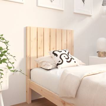 Stylish Solid Pine Bed Headboard - 80.5x4x100 cm | HipoMarket