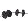 Adjustable Workout Bench & 120 kg Barbell/Dumbbell Set