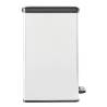 Curver Slim Pedal Bin Deco 40L Silver | Stylish Waste Solution