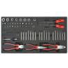 Workshop Tool Trolley with 1125 Tools - Steel Red